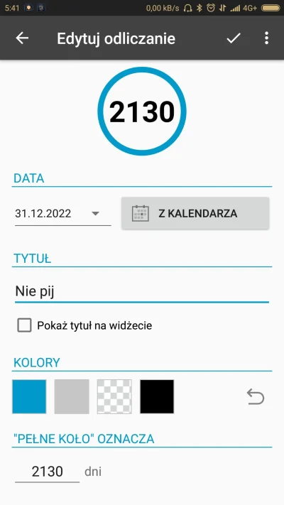 JusTQL - Skończyliśmy na 2130 (i to łatwiej ustawić na tel i zapamiętać), gdy się bud...