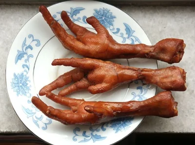 minusuj - @elsaha: duszone - gotowane stopki kurczaka , wbrew pozorom zajebiste, na p...