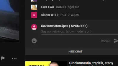 s.....y - Kochani zachęcam was do wykupienia subskrypcji pakietu sponsora u Daniela n...