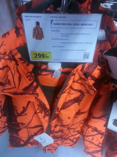 Inspired - Mirki w Decathlonie jest do kupienia kurtka maskujaca. To nic ze jest cala...