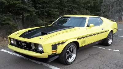velles - 1973 to ostatni rocznik pierwszej generacji Mustanga. Również nie było znacz...