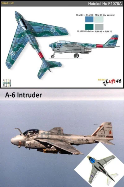 elim - @grucha383: np taki amerykański A-6 Intruder jest wyjątkowo podobny do Heinkel...