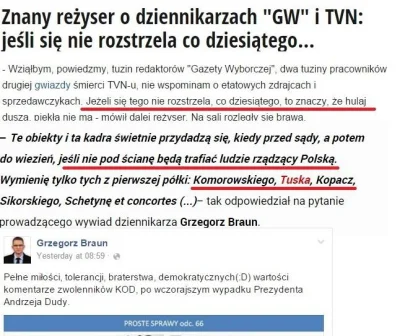 naczarak - @saakaszi: 
Grzegorz Braun taki zniesmaczony sobą XD XD