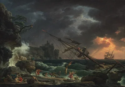 cheeseandonion - Claude Joseph Vernet - The Shipwreck - 1772

#zajawkichee