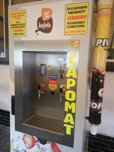 olito - Słowacja, automat z piwem i Kofolą. Kiedy u nas? #slowacja #piwo #pijzwykopem...