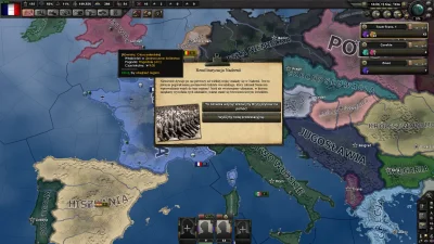 jakuzii - Próbował ktoś wypowiedzieć wojnę Niemcom po remilitaryzacji Nadrenii? #hoi4