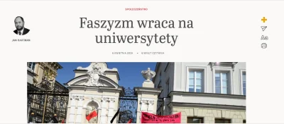 B.....a - Przecież to jest koleś który nazwał Towarzystwo Studentów Polskich Faszysta...