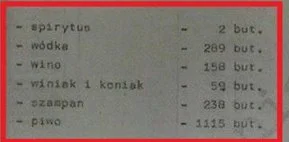 polwes - @norbw74: No tak, te dwie butelki spirytusu poszły na nacieranie sprzątaczki...