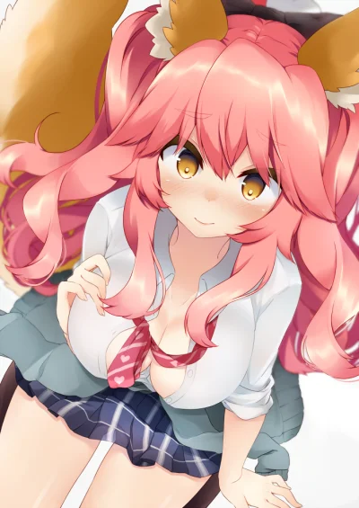 Kamil85R - #randomanimeshit #anime #fategrandorder #tamamonomae #kitsunemimi #blushed...