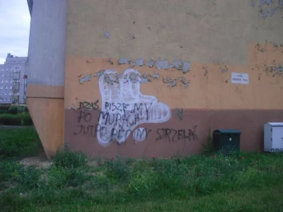 Lajsikonik - Taki tam napis na murze. #tadzisiejszamlodziez #graffiti