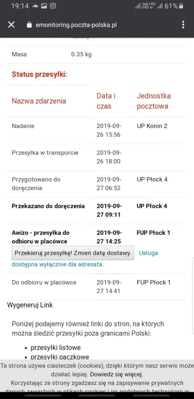 Saves - Siedze cały dzień w domu, a tu info ze przesyłka awizowana. #!$%@? poczta pol...