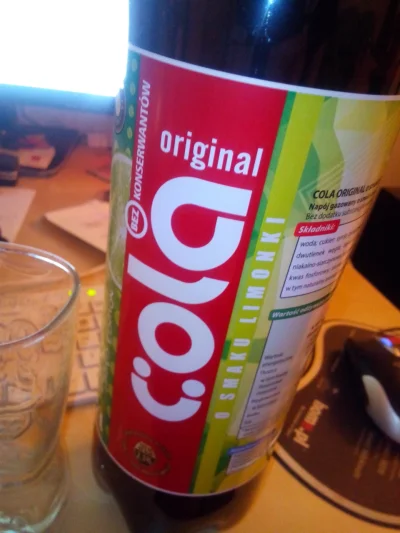 s0k0l_pl - Nowa Cola Original z Biedronki o smaku Limonki.
Nie jest zła, do chipsów i...