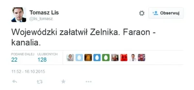 Z.....r - Tomasz Lis nazywa Krzysztofa Zelnika kanalią po przesłuchaniu taśmy sfałszo...