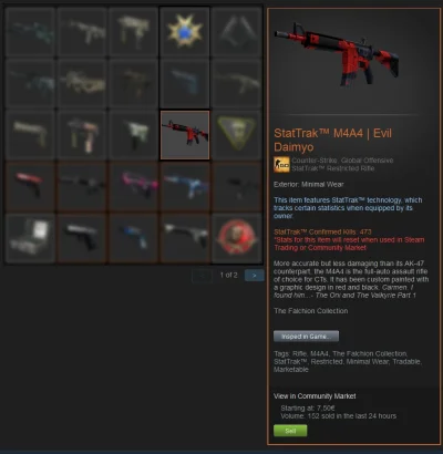 MarekKaa - Chętny ktoś na Evil Daimyo MW ze Stattrakiem? Wymienię się, a w zasadzie r...