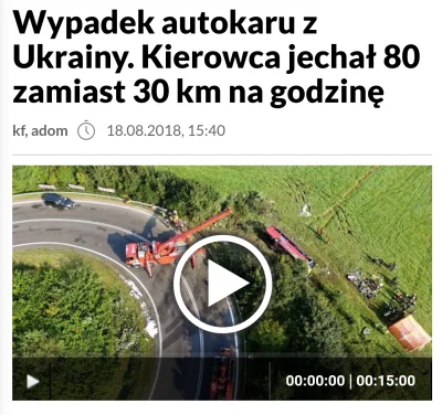 pogop - Do tego wypadku doszło, bo w Polsce nikt nie wierzy ograniczeniom prędkości.
...