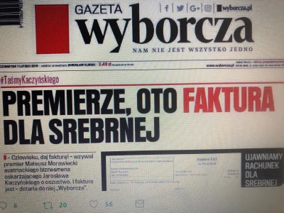 Klimbert - Czyli jednak faktura była wystawiona... Ciekawe czy ją opłacą.
#polityka ...