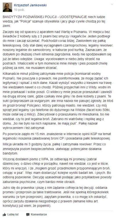 zzbkk - Nie wiem czy było bo afera z wczoraj ale koleś mocno oderwany od świata rzecz...