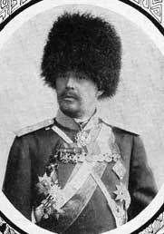 wariag - Generał Lieontij von Baumgarten, w latach 1899-1904 d-ca pułku ułanów lejbgw...