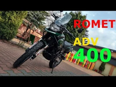 d.....w - Nowy motocykl od Rometa. Tym razem adventure 400 i kilka słów o nim. #motoc...