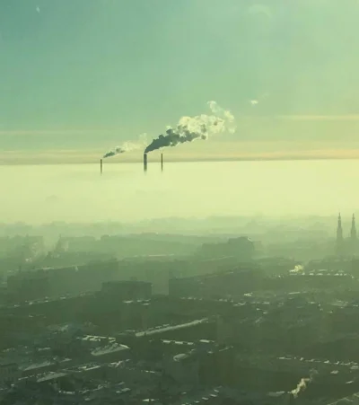 advert - Widok z hotelu Marriott w #warszawa 
#smog