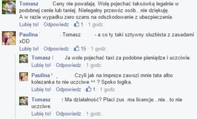 simon17 - Aż szkoda sobie strzępić ryja.
#januszebiznesu #polska #taxi #uber #patolo...