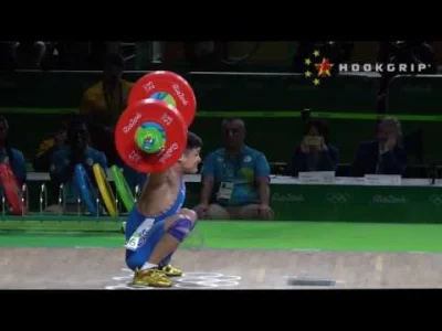 jezyk123 - Rekord świata Lu Xiaojun'a z Rio w stukrotnym spowolnieniu. 3 minutowe rwa...