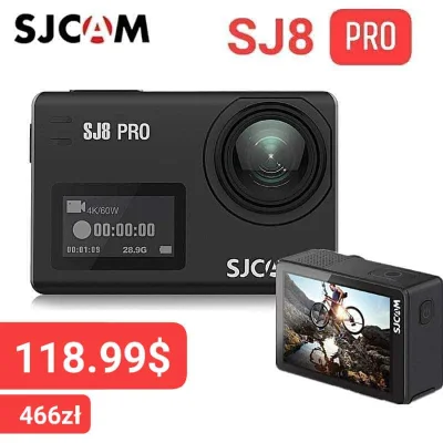 sebekss - Tylko 118.99$ [466zł] za świetną kamerę SJCAM SJ8 PRO 4K 60fps❗
Świetne pa...