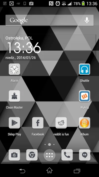 Cezetus - #pokazpulpit Android z launcherem Nova.