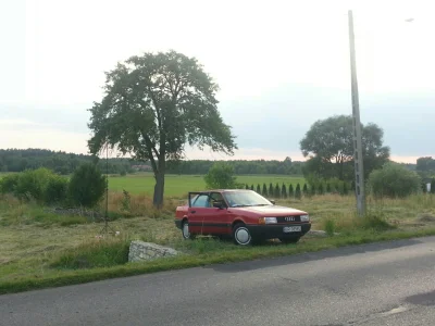 TypowyPolskiFaszysta - @kotnaklawiaturze: audi 80 b3 1.8 rocznik '88. W rodzinie od 1...