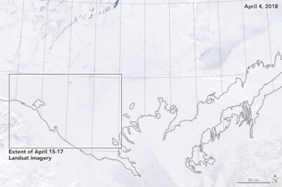 misja_ratunkowa - > Sea ice appears static when we view a single satellite image, but...