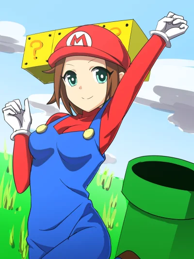 M.....r - #randomanimeshit #genderswap #mario #