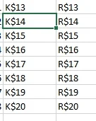 ntskj - mirki czarujące w excelu, pytanie: przez ADRES wyliczyłem sobie zakres komóre...