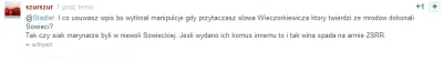 S.....r - #ukrainskapropaganda #listastadlera 



Na mój tekst o zamordowaniu przez u...