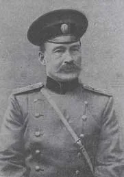 wariag - Włodawa. Pułkownik Michaił Siedielnikow - dowódca 1 dywizjonu 17 Brygady Art...