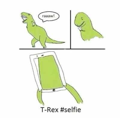 ansekabanseflore - #humorobrazkowy #selfie #dinozaury

Biedny dinożarł :c