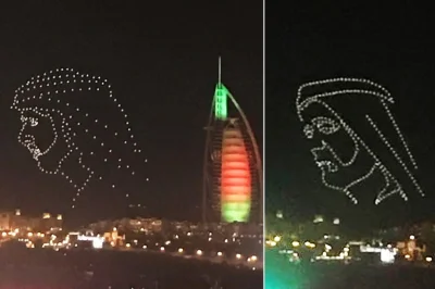majkson - Obraz Mohammeda bin Rashid Al Maktoum (władca Dubaju i wiceprezydent Zjedno...