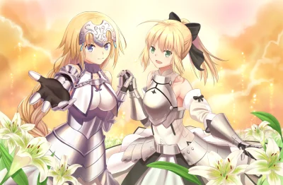 LlamaRzr - #randomanimeshit #fate #fategrandorder #ruler #jeannedarc #saber #saberlil...