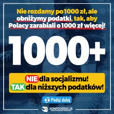 denzelkowal - @Roger_Casement: Tylko to Konfederacja szła do wyborów z hasłem "Nie dl...