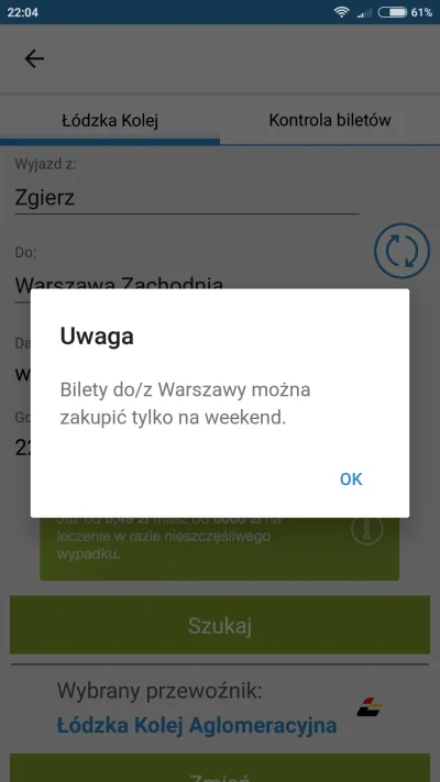 Reezu - Pomożecie mireczki? W #skycash da się zakupić bilet na ŁKA Sprintera z Łodzi ...