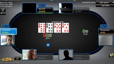 polik95 - Przez przypadek na 888poker odpaliłem jakiś turniej z kamerami xD
#poker