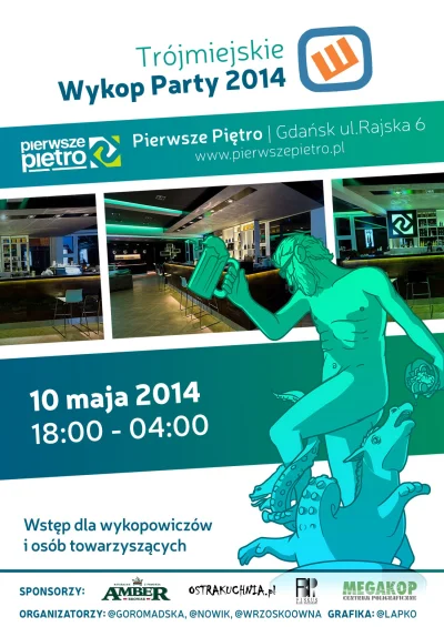 wykop - Trójmiasto! Pamiętacie o jutrzejszym II Trójmiejskim Wykop Party, które start...