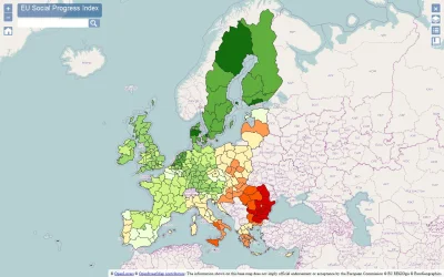 BaronAlvonPuciPusia - Taka mapka - European Social Progress Index. 

A tutaj jej źr...