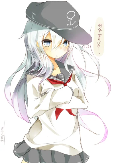 z.....s - #randomanimeshit #kantaicollection #hibiki
#miyabino
Commander, you idiot....