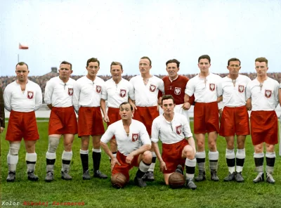adam-nowakowski - Mecz Polska - Czechosłowacja na Stadionie Legii w Warszawie, 1933, ...