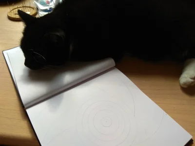 Ertrael - Rysowanie z kotem ne zawsze jest latwe...
#rysowanie #koty tak przy okazji ...