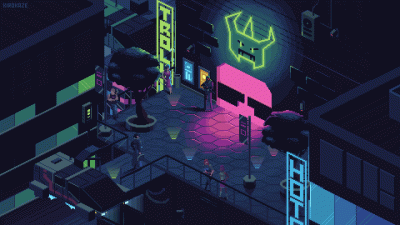 drenazodbytu - #gif #pixelart #cyberpunk