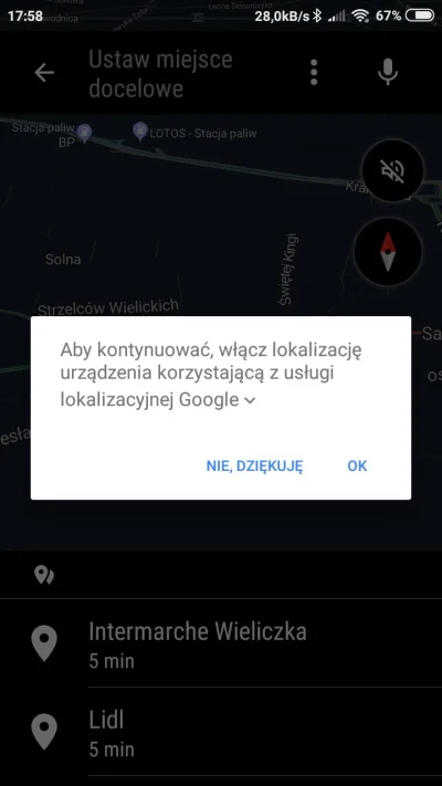 haliniak - Co zrobic żeby mapy google włączały GPSa automatycznie bez tego komunikatu...