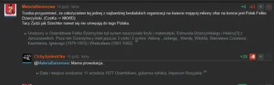 W.....c - Wykopek z głównej uznał stwierdzenie, że Feliks Dzierżyński był Polakiem za...