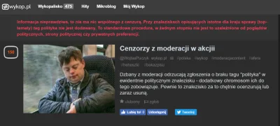 Wojcix - #moderacjacontent #moderacja #wykop #afera #bekazlewactwa #4konserwy #cenzur...