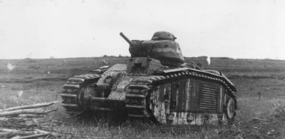 Sandman - Na poniższej fotografii widnieje francuski czołg Char B1 z okresu II wojny ...
